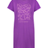 Chemise de nuit col rond, Violet