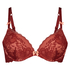 Soutien-gorge à armatures préformé push-up Theresa, Rouge