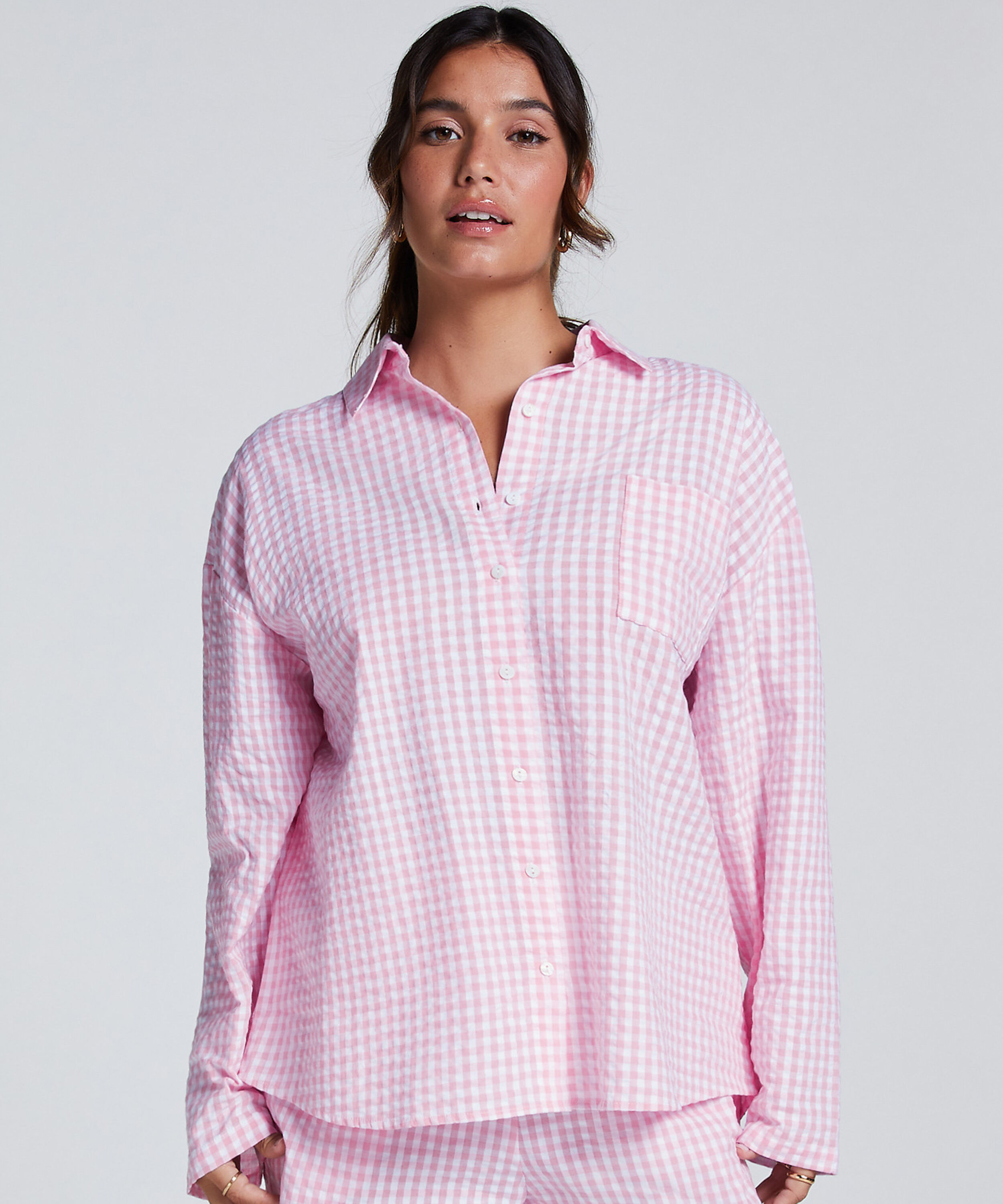 Haut de pyjama en Coton, Rose Haut de pyjama en Coton, Rose
