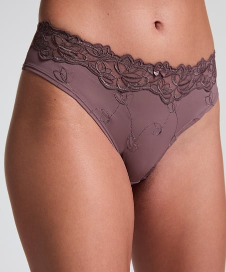 Slip brésilien Diva, marron