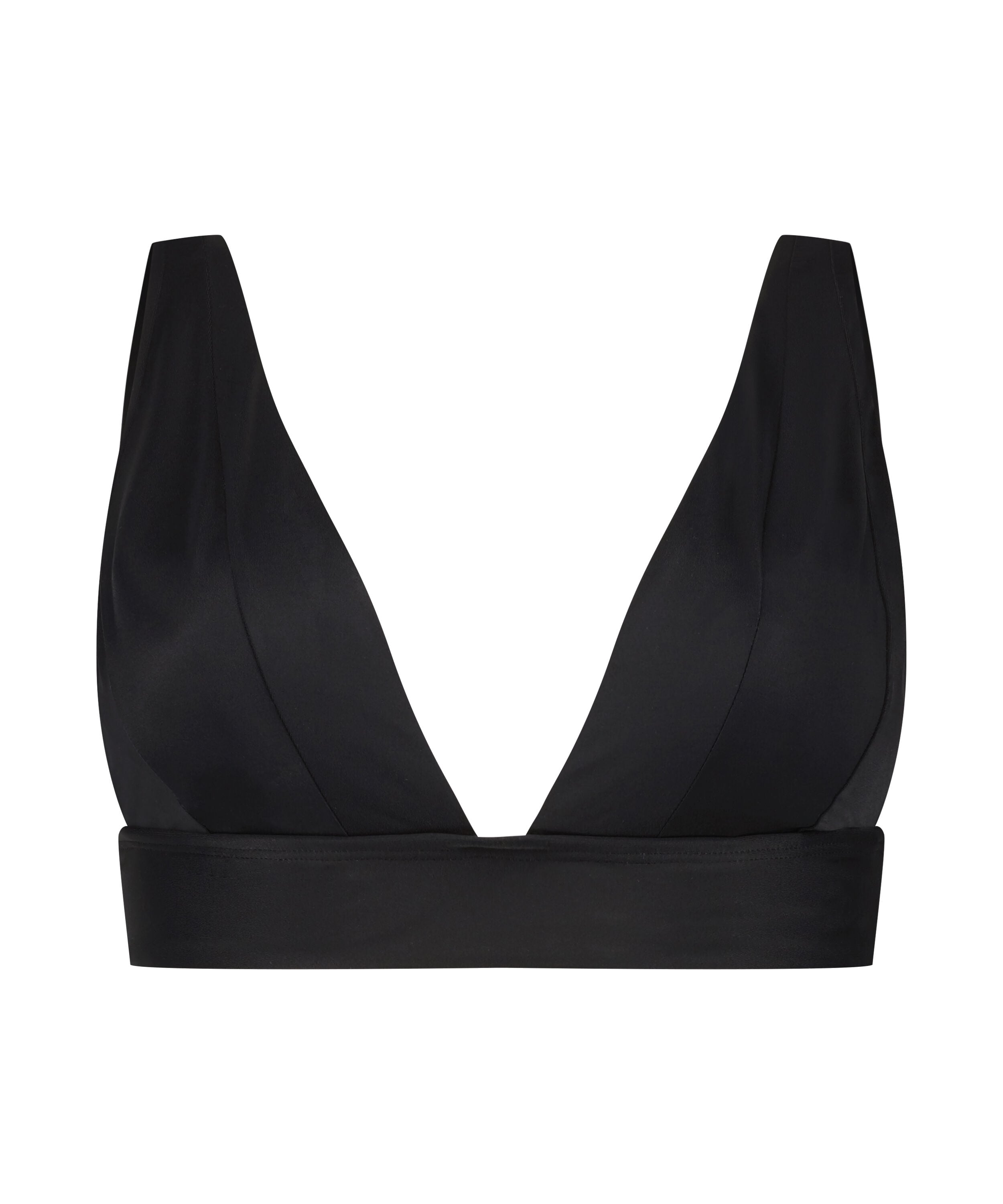 Haut de bikini triangle Luxe, Noir Haut de bikini triangle Luxe, Noir