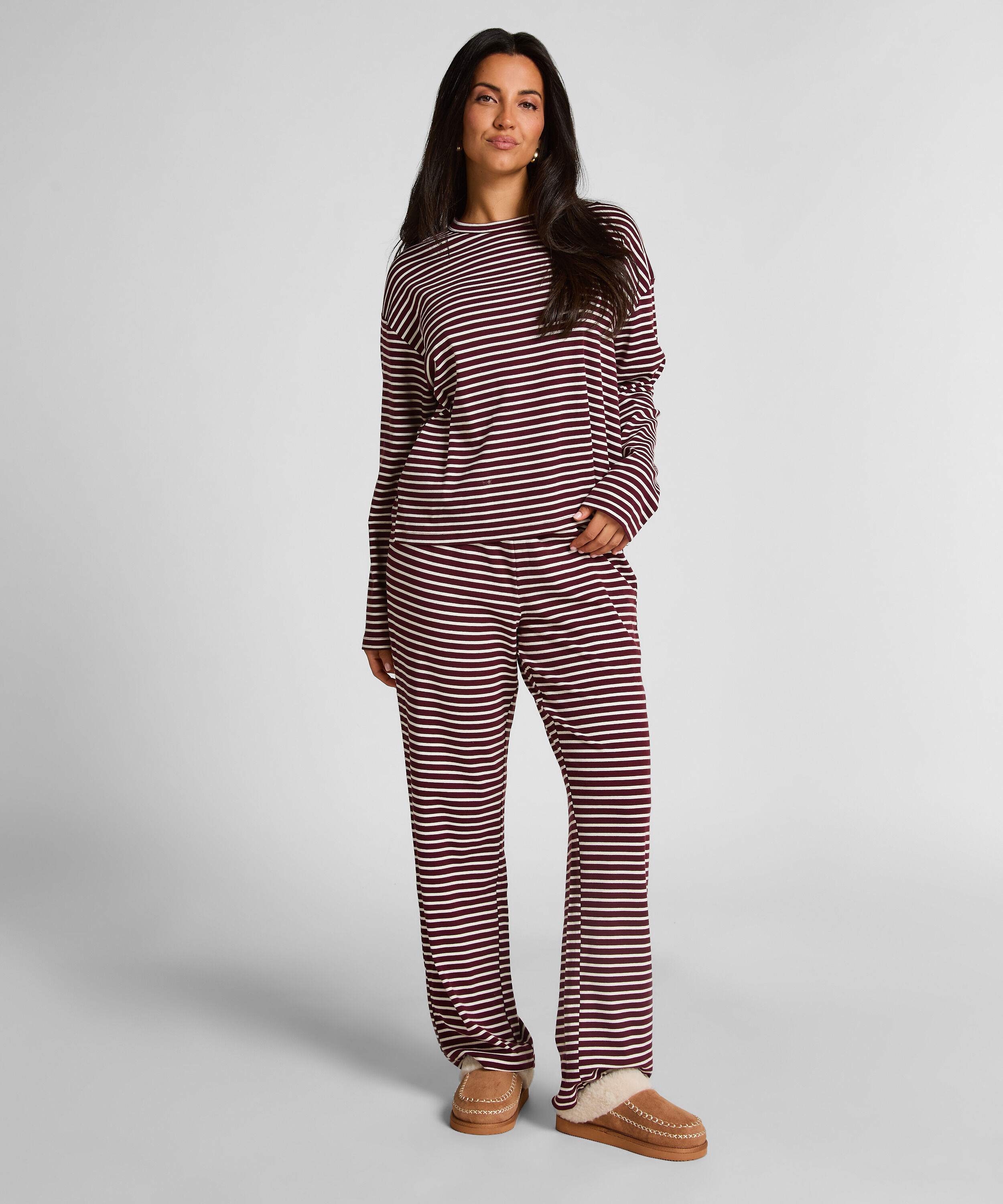 Pyjama en jersey de coton, Violet Pyjama en jersey de coton, Violet