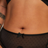Slip brésilien Indiana Curvy, Noir