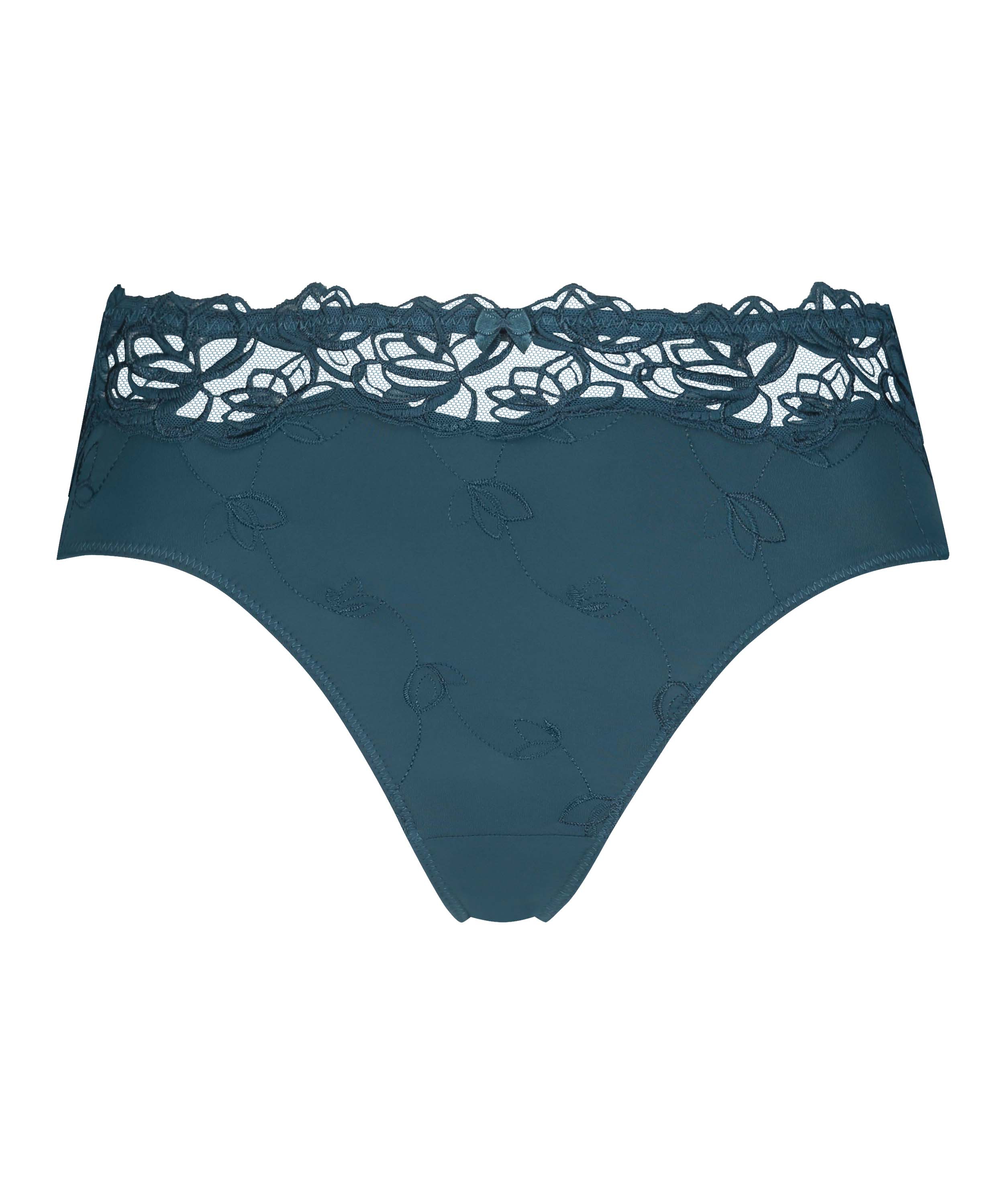 Slip taille haute Diva, Bleu, main