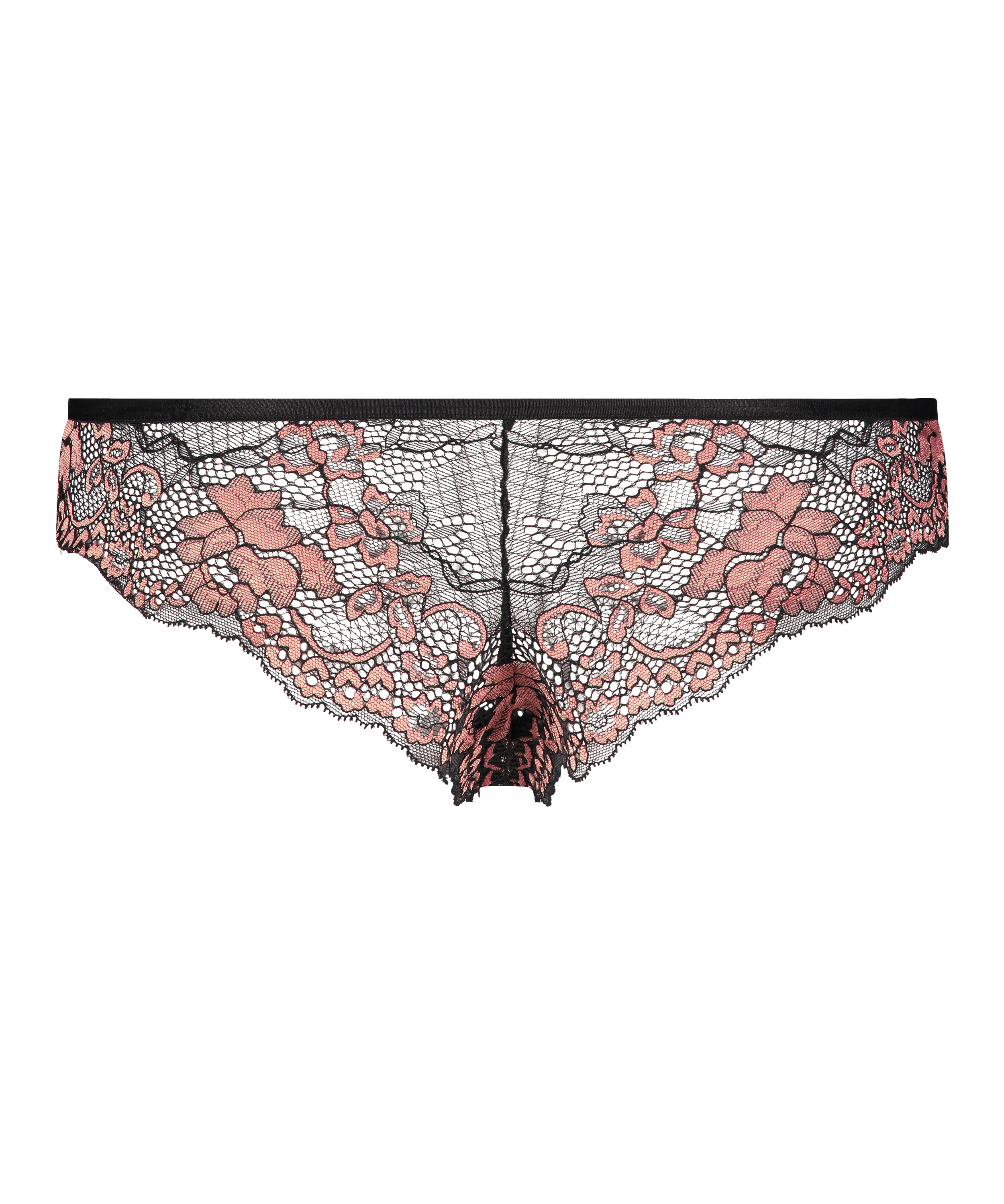 Slip brésilien Halo, Noir, main