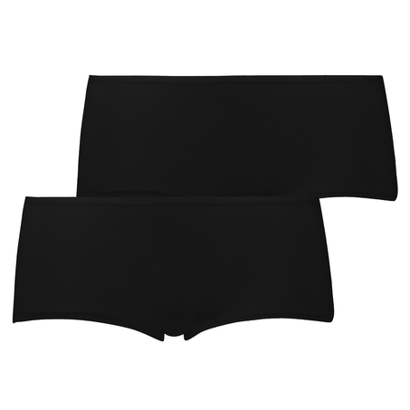 Lot de 2 boxer Kim Cotton, Noir