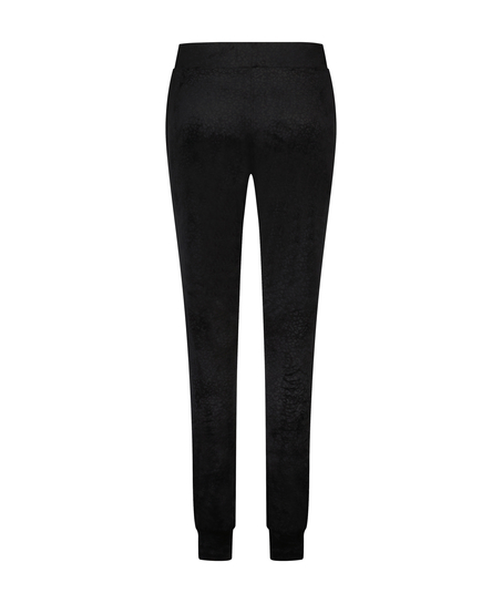 Pantalon de jogging Velours, Noir