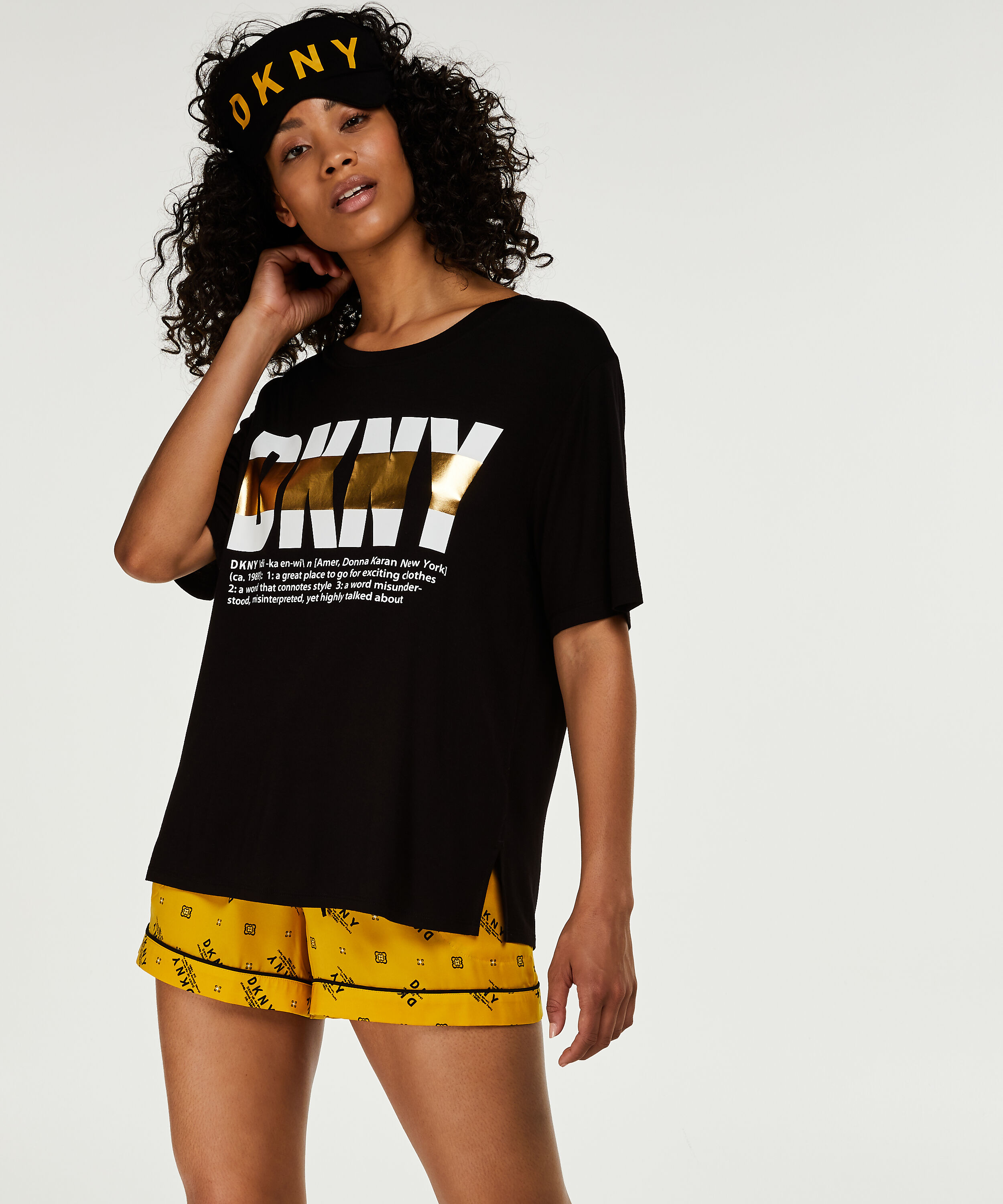 Pyjama DKNY, Jaune