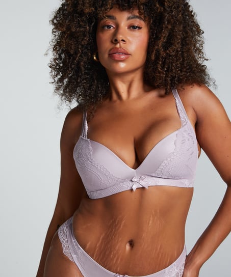 Soutien-gorge rembourré sans armatures Lycke, Violet