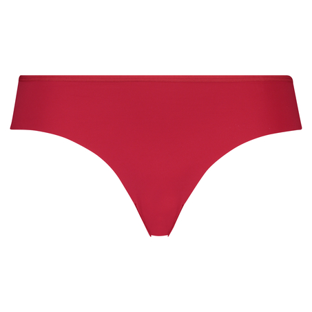 Slip br&eacute;silien Invisible Lace Back, Rouge