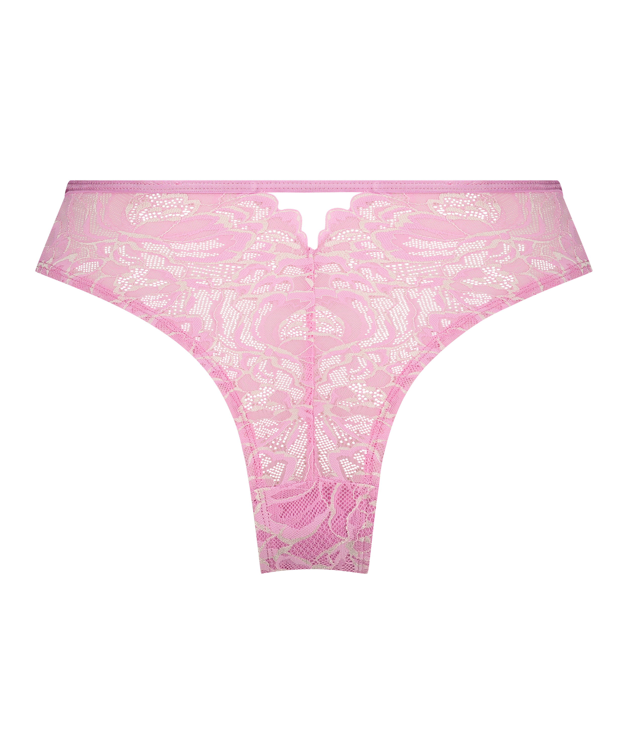 Slip brésilien Abby, Rose, main