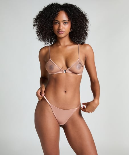 Brassière Free The Nipple, Marron