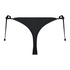 Bas de bikini string Luxe, Noir
