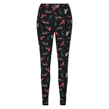 Pantalon de pyjama Jersey, Noir