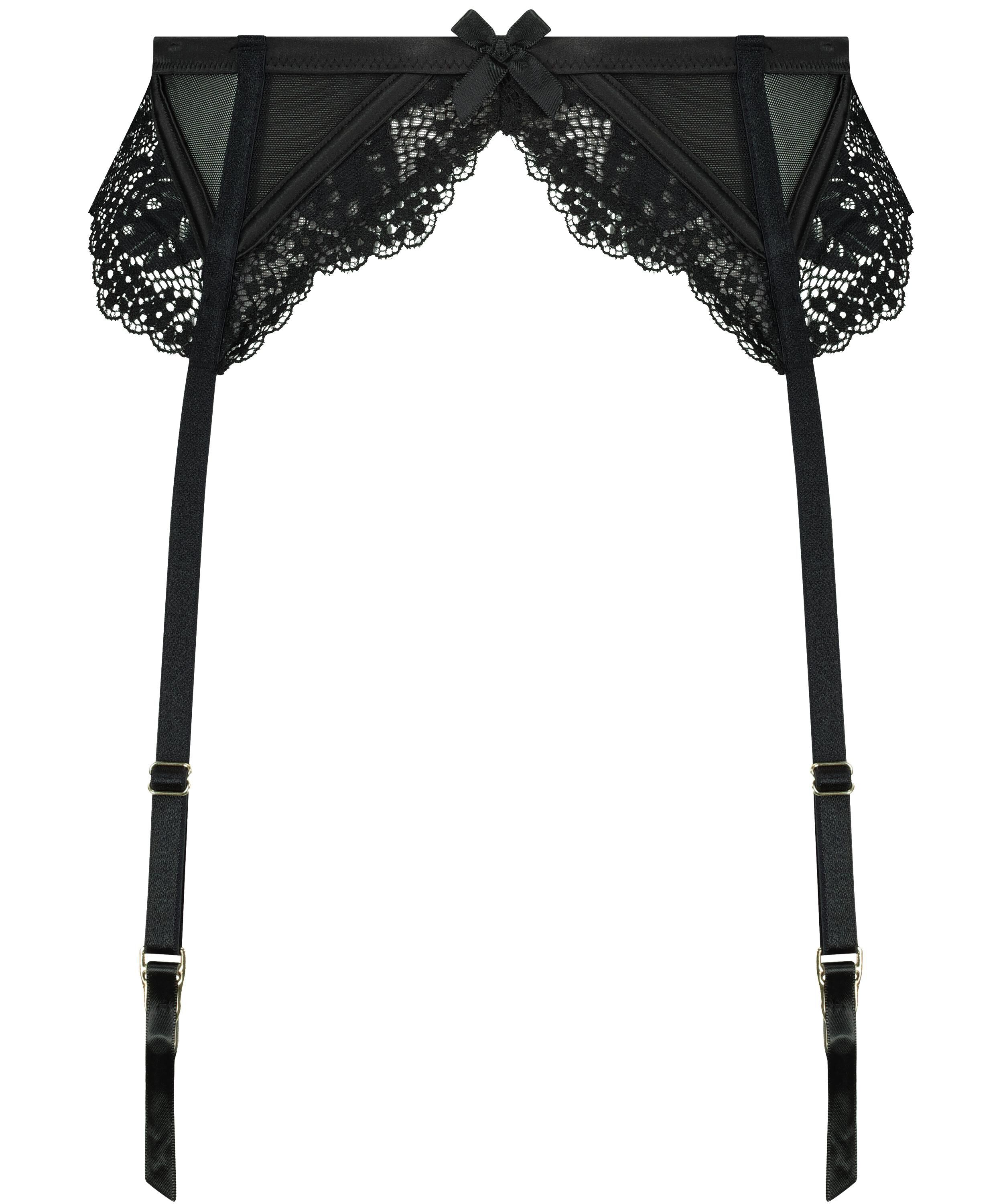 Porte-jarretelles Raine, Noir