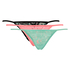 3-pack tangas lace, Bleu