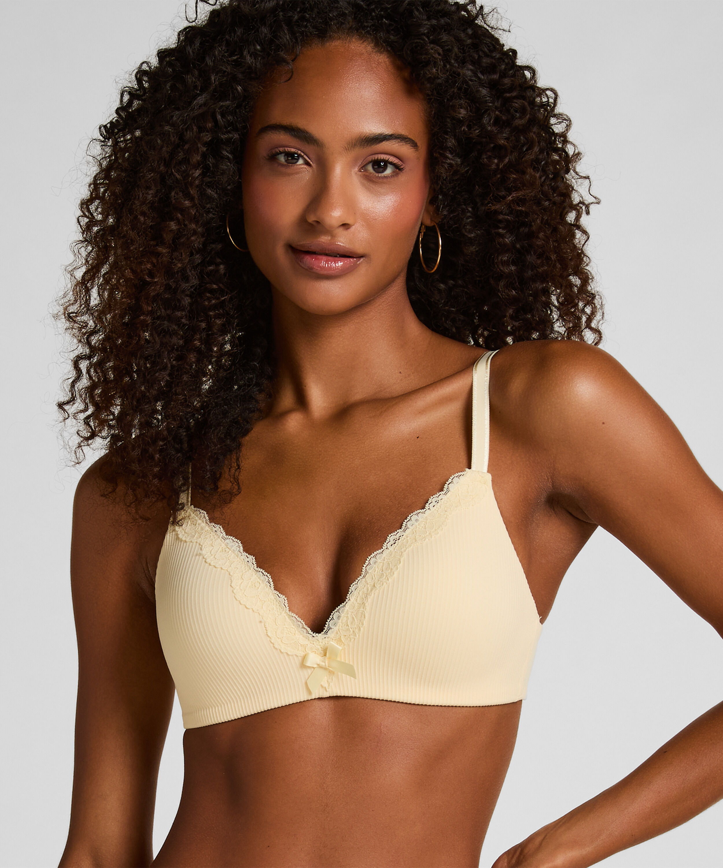 Soutien-gorge sans armature préformé Lola, Jaune