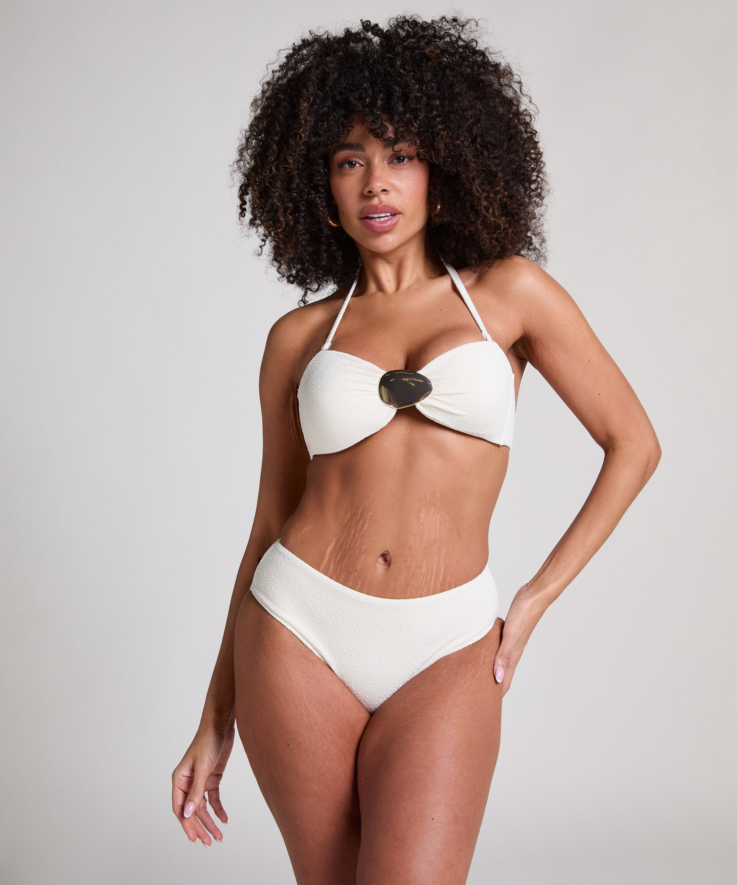 Bas de bikini Cabo Rio, Blanc