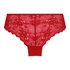 Slip brésilien Invisible Lace Back, Rouge