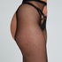 Private collants ouverts, Noir