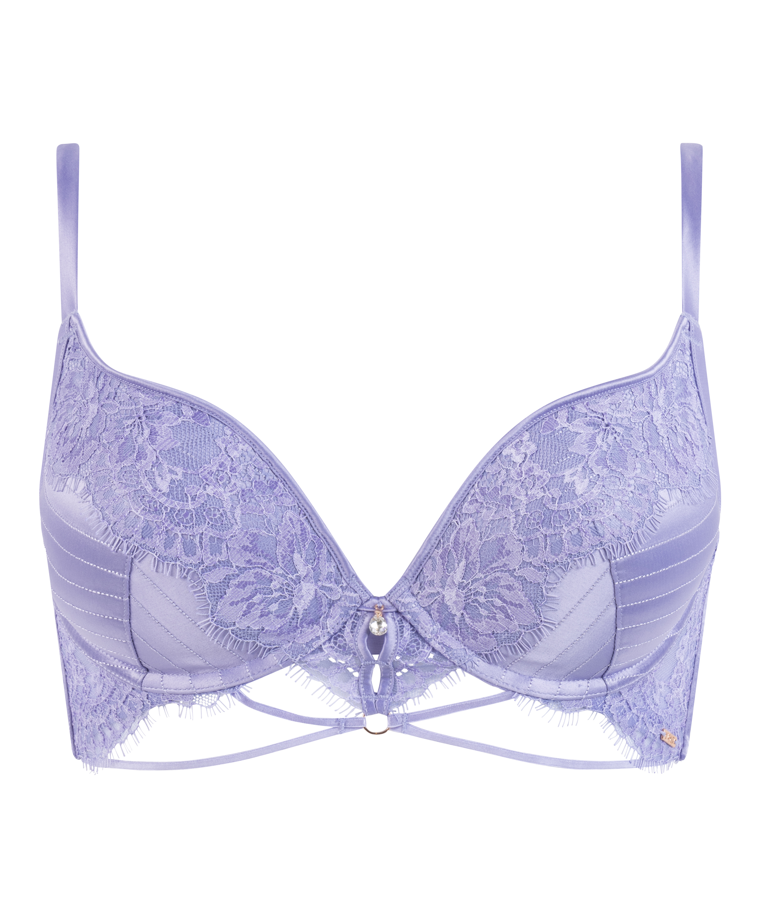 Soutien-gorge push-up à armatures préformé Charlie, Violet, main