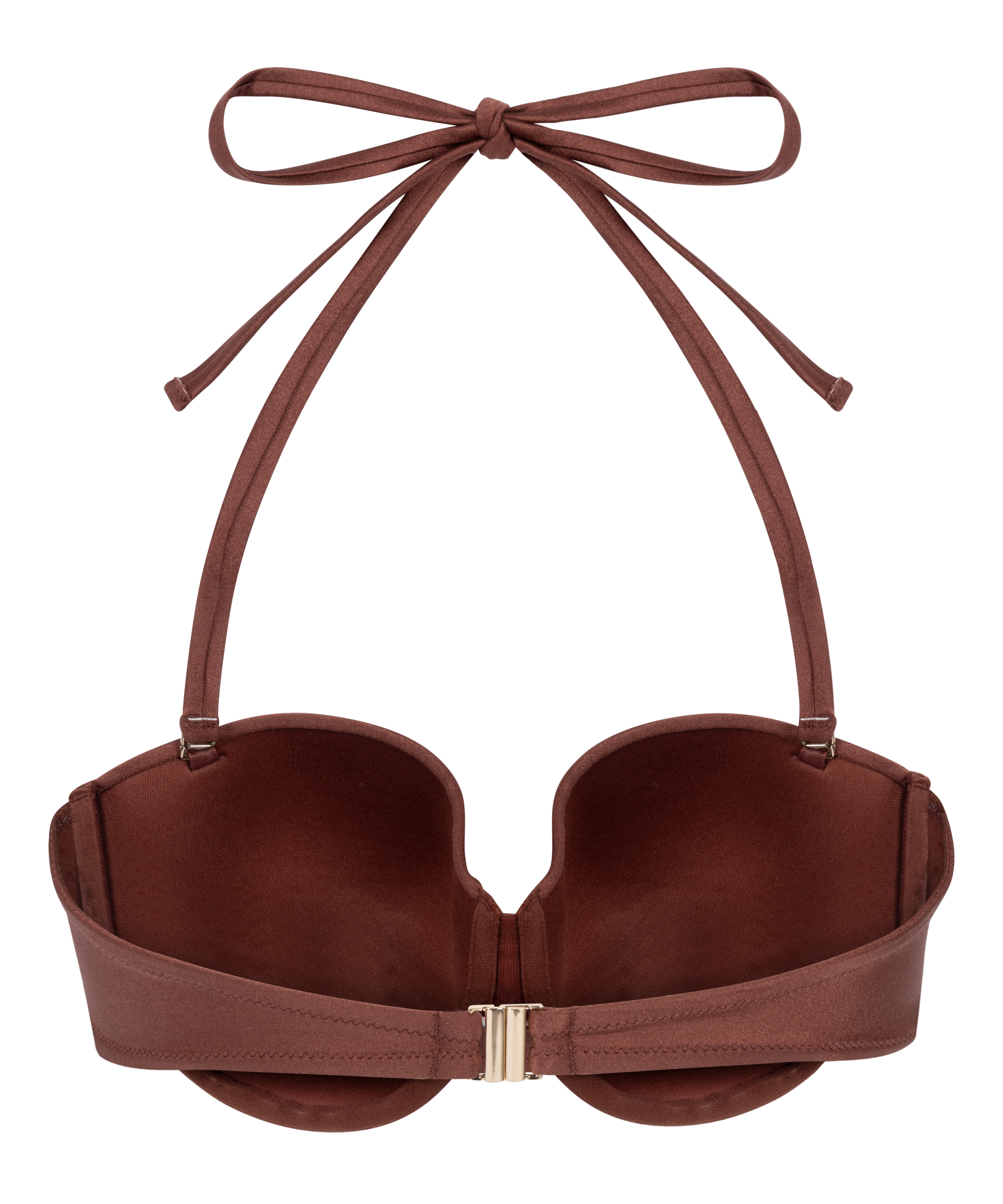 Haut de bikini bandeau Dune, Rouge, main