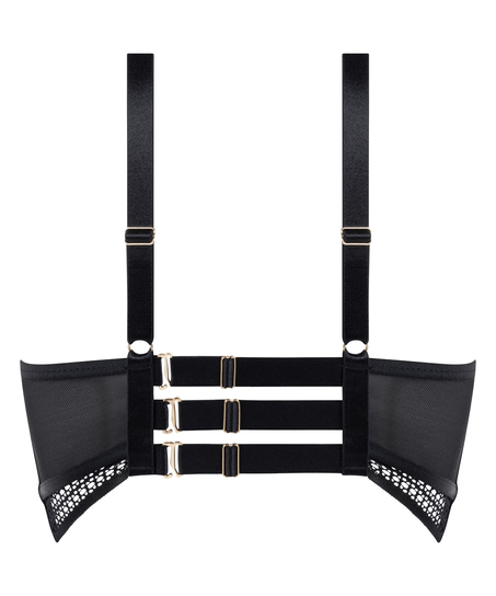 Soutien-gorge longline à armatures non rembourré Missy, Noir