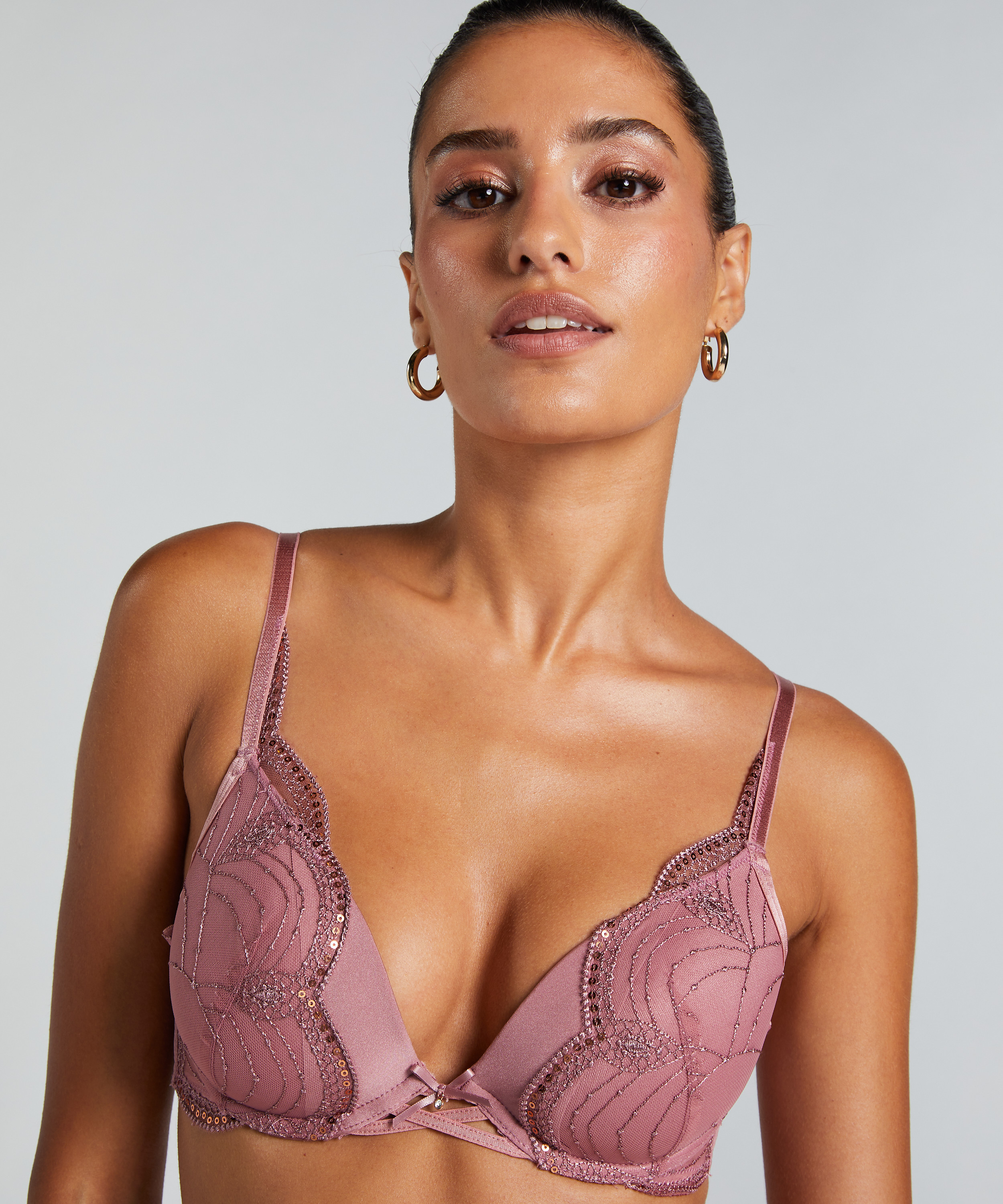 Soutien-gorge à armatures préformé Ruby, Rose, main