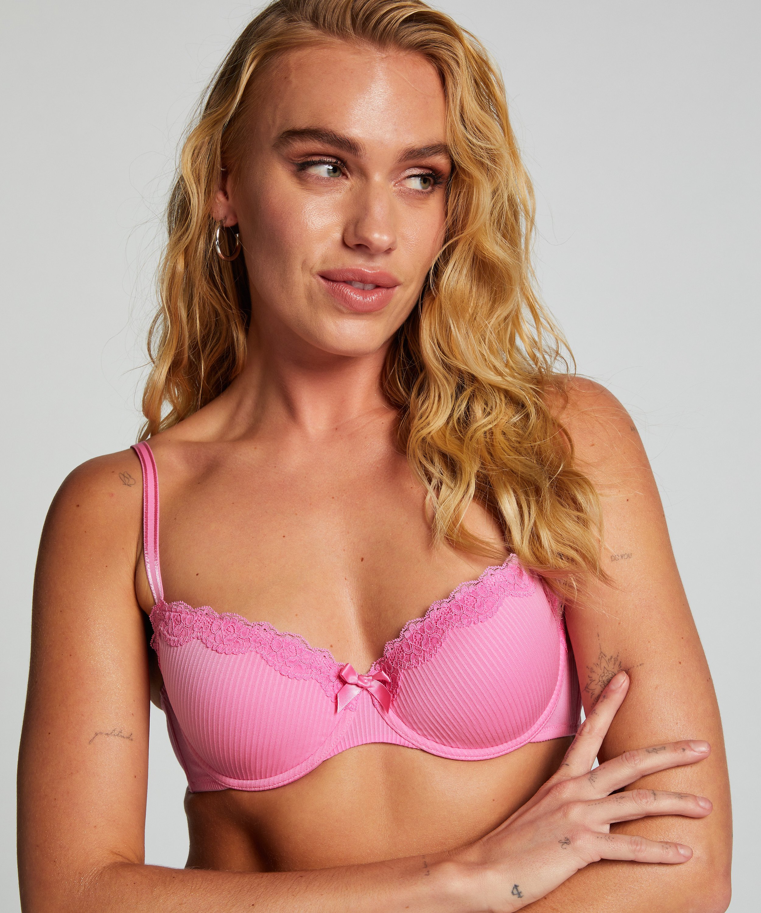 Soutien-gorge &agrave; armatures rembourr&eacute; Lola, Bleu, main