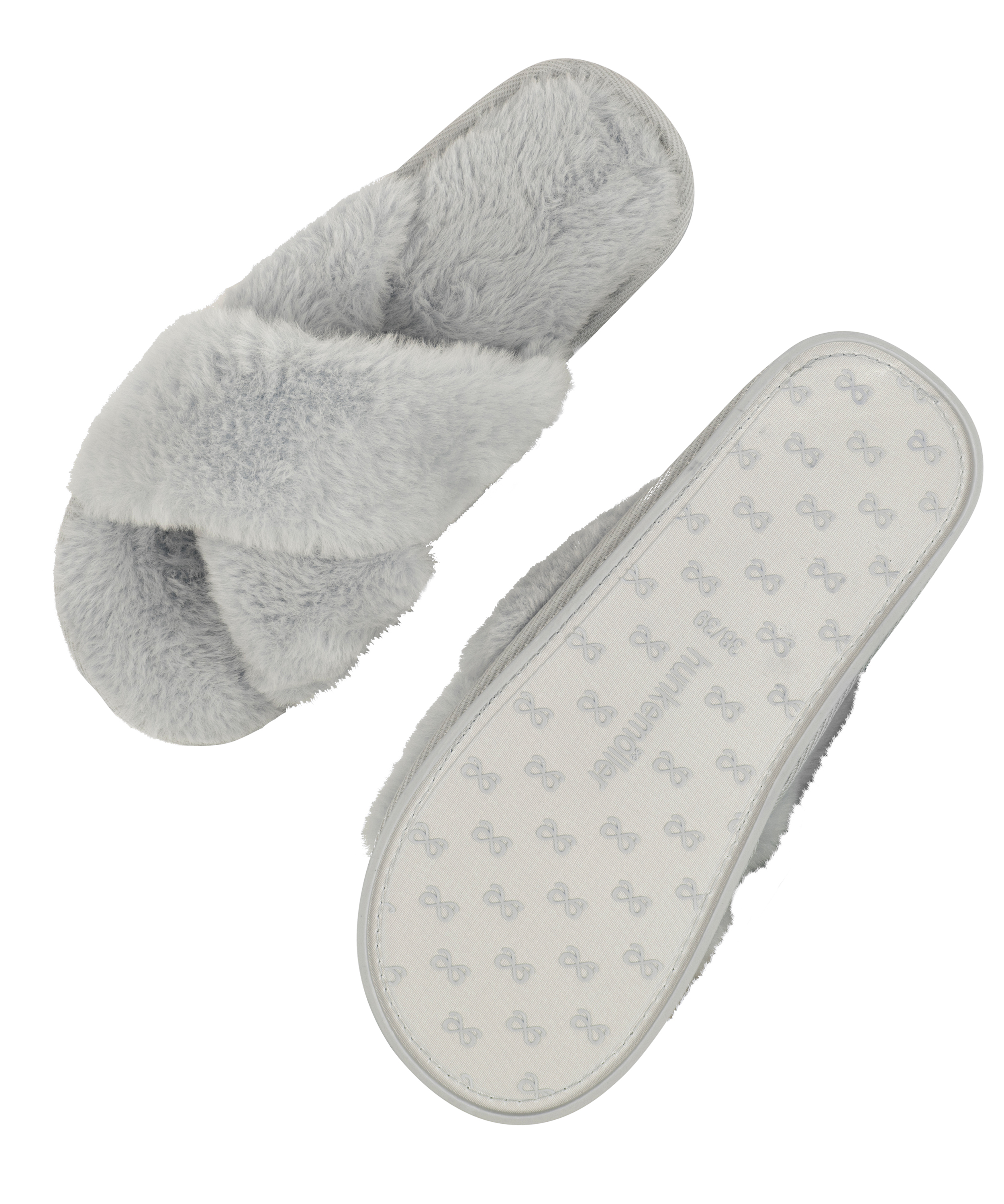 Chaussons Lia, Gris, main