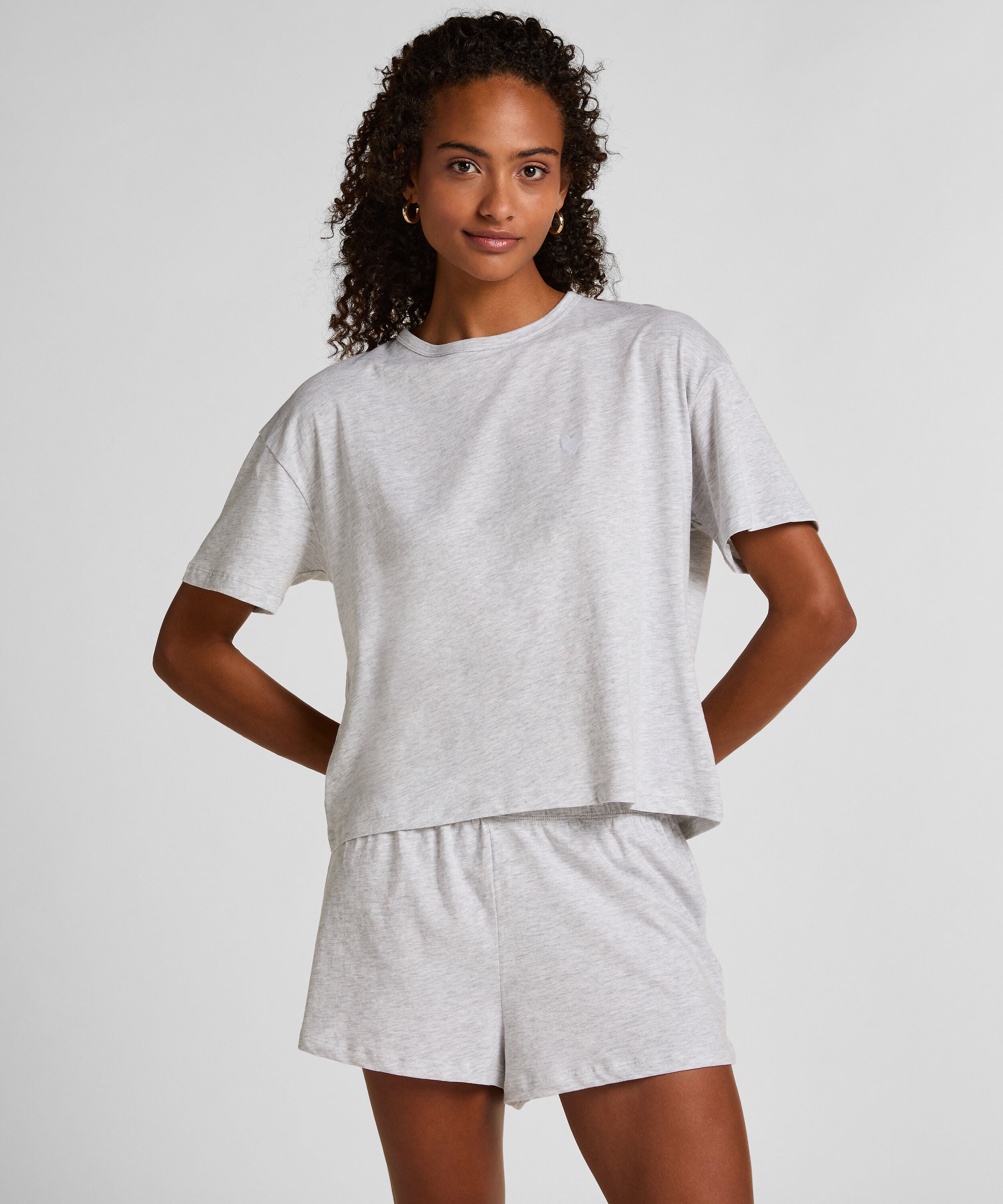 Pyjama Jersey Heart, Gris Pyjama Jersey Heart, Gris