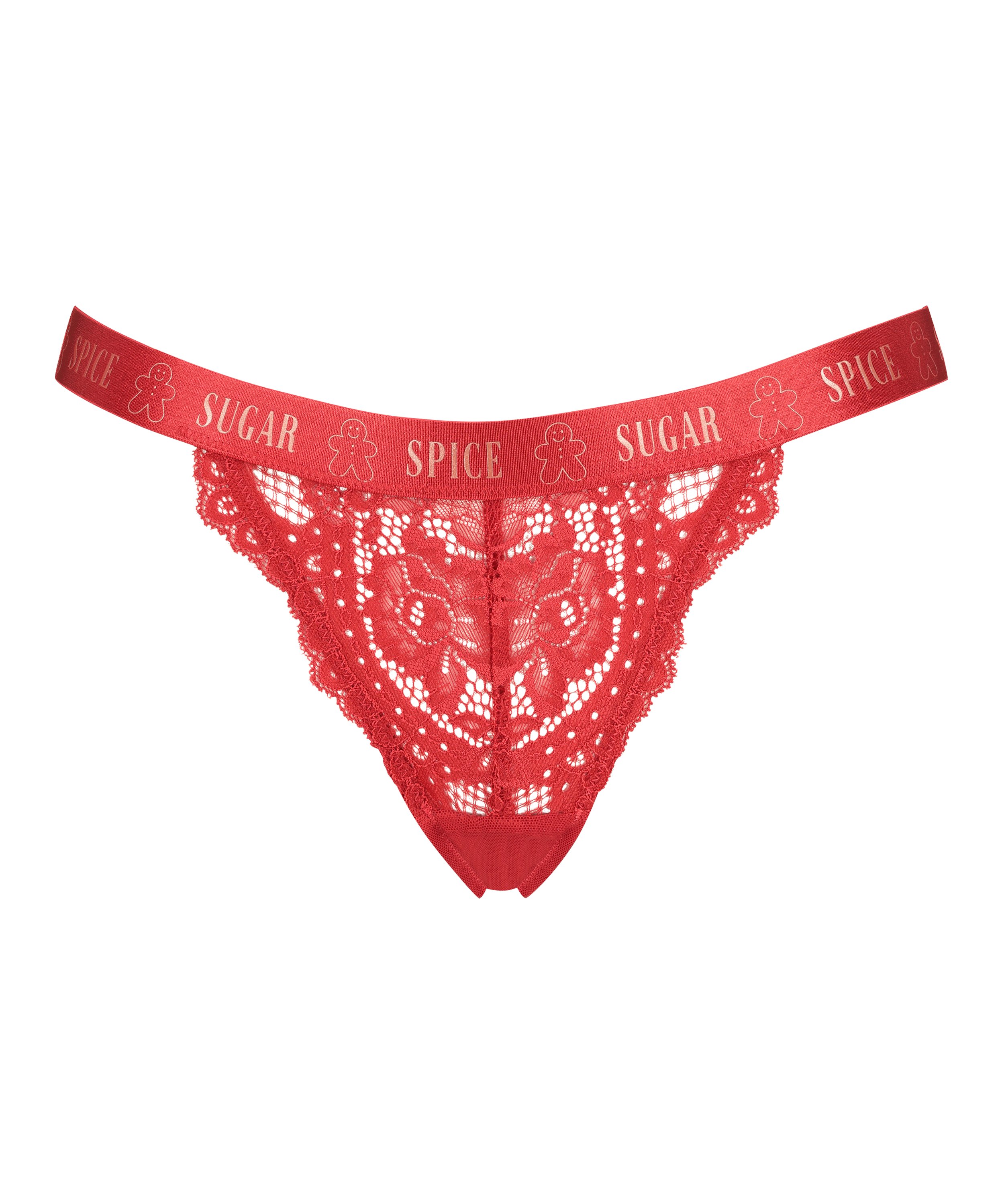 String taille extra basse Cinnamon, Rouge, main
