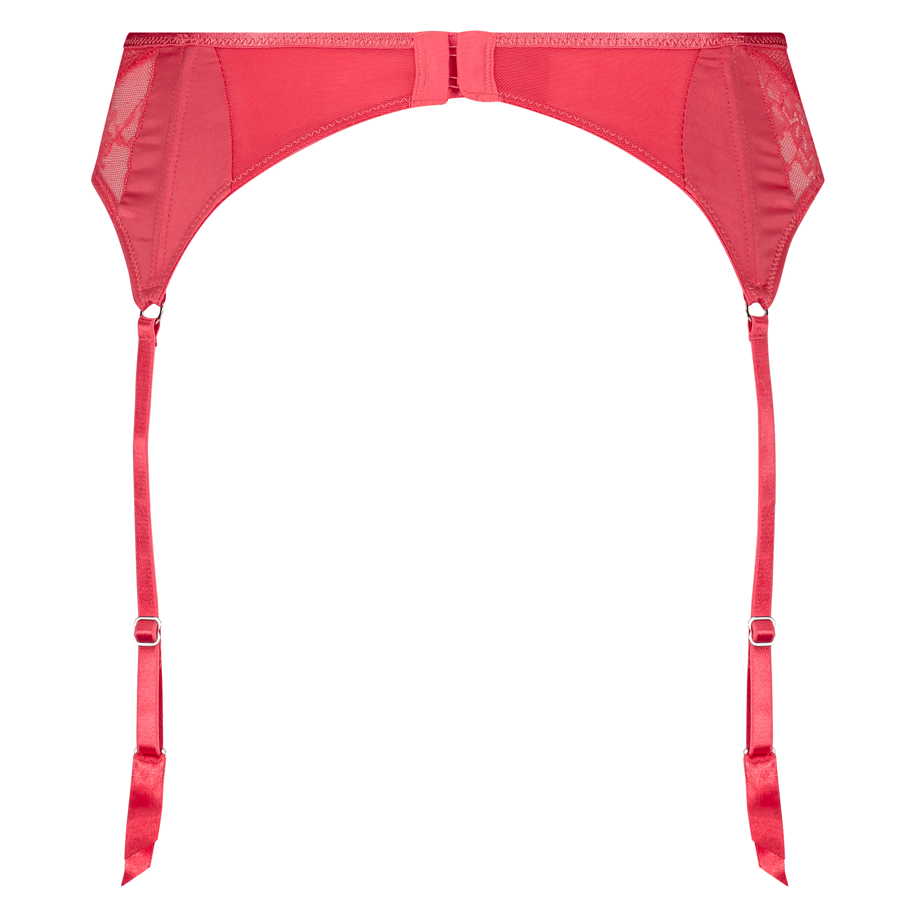 Porte-jarretelles Duckie, Rouge, main