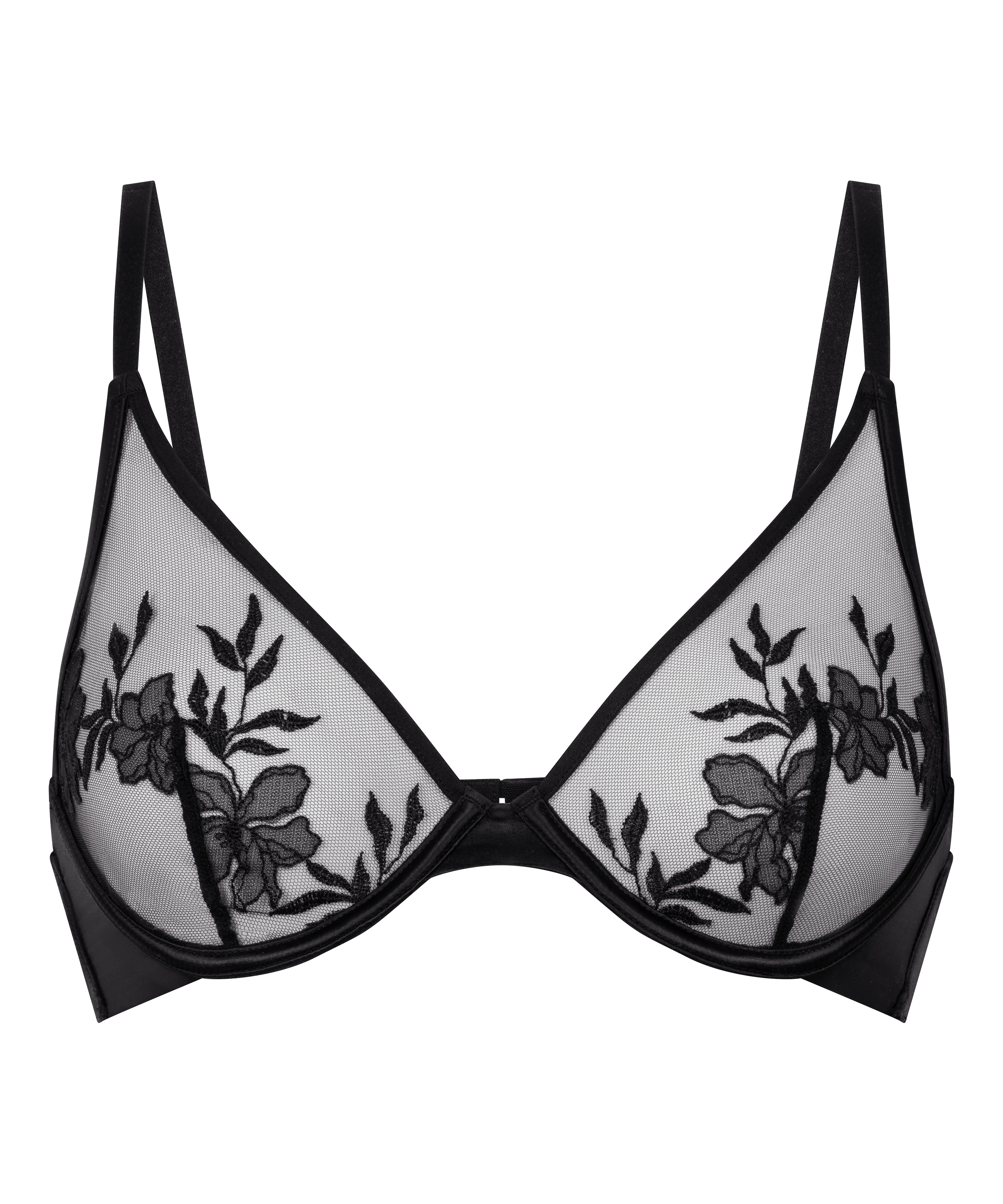 Soutien-gorge à armatures non-rembourré Hilton, Noir, main