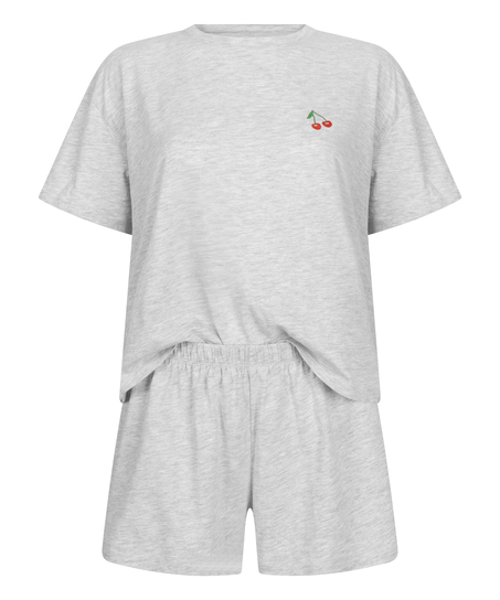 Pyjama en Coton, Gris