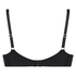 Soutien-gorge push-up préformé sans armatures Mona, Noir