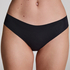 Slip brésilien Invisible coton, Noir