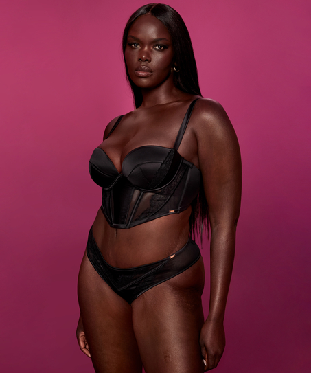 Slip brésilien Nicole, Noir