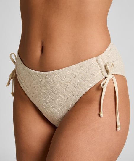 Bas de bikini Crochet, Blanc