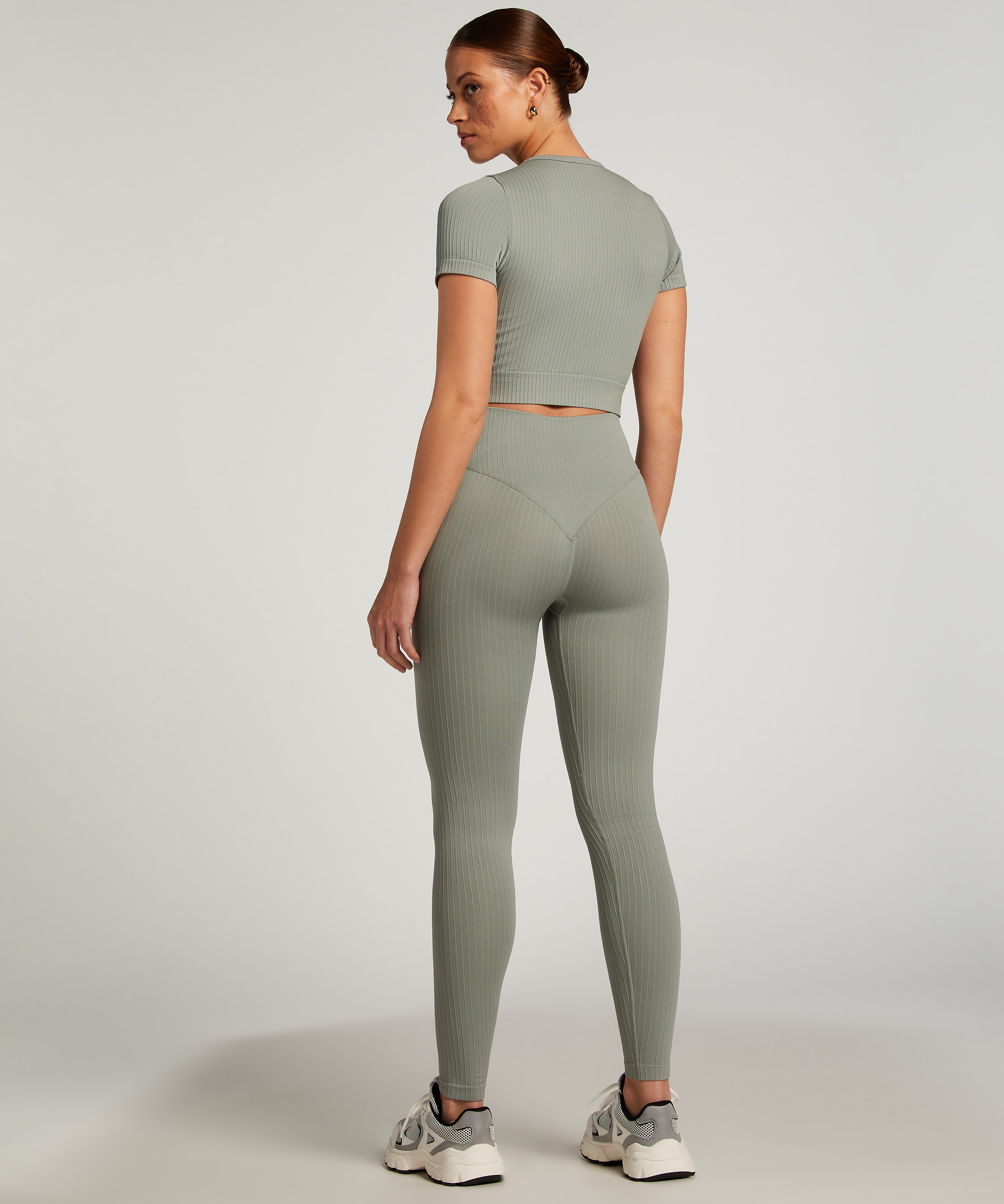 HKMX Sport cropped top Seamless, Vert, main