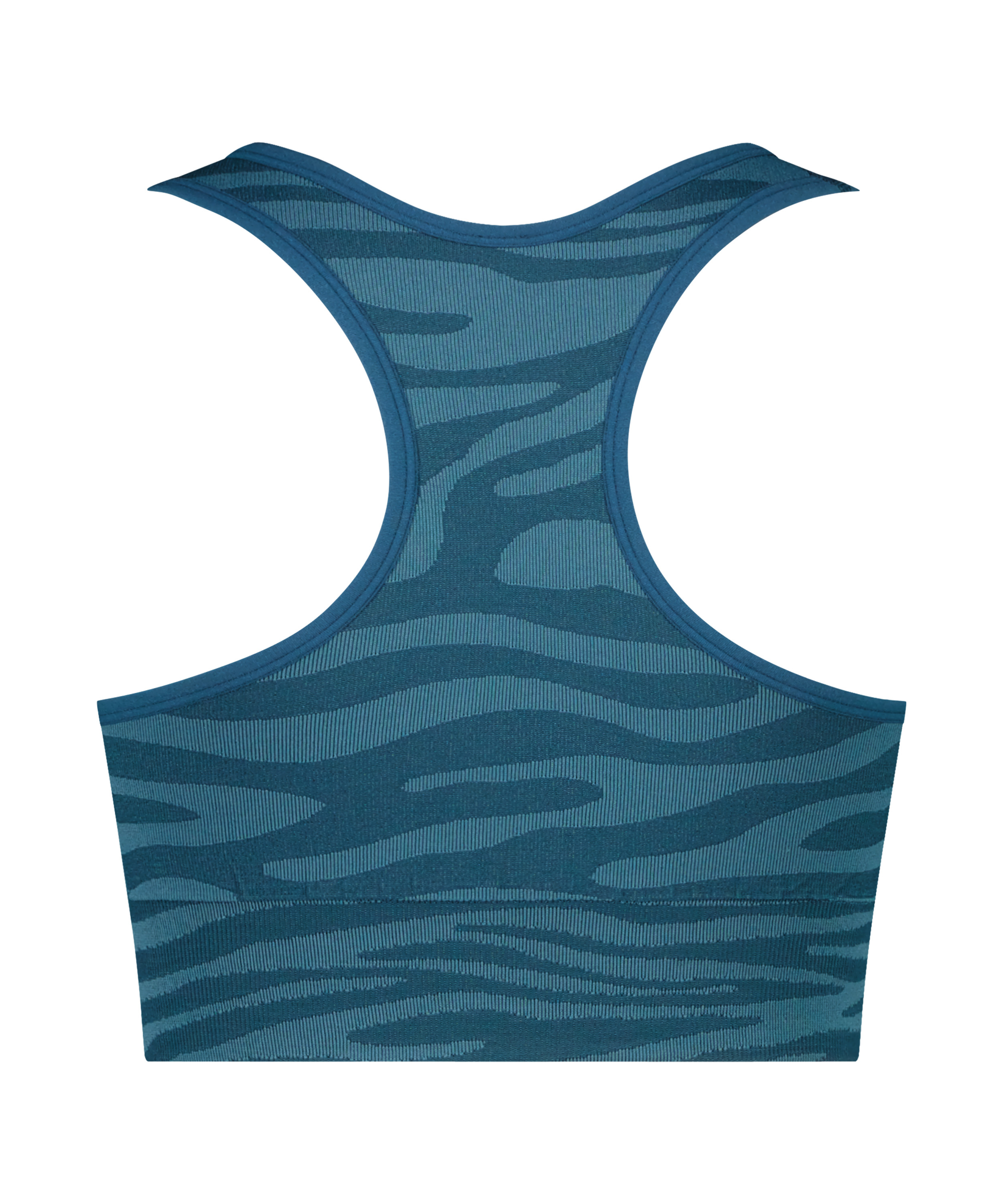 HKMX Soutien-gorge de sport sans couture, Bleu, main