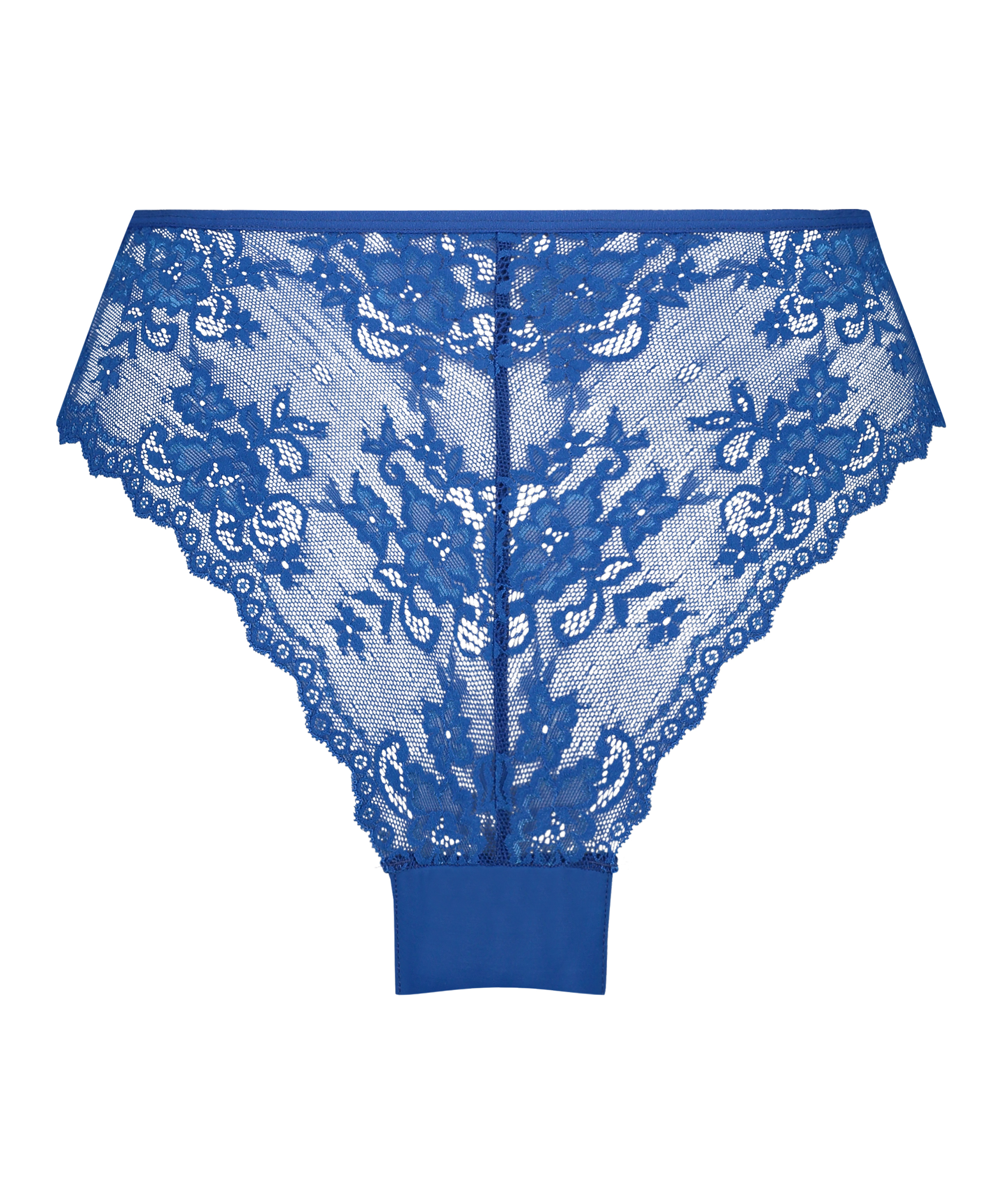 Slip brésilien Invisible Lace Back, Bleu, main