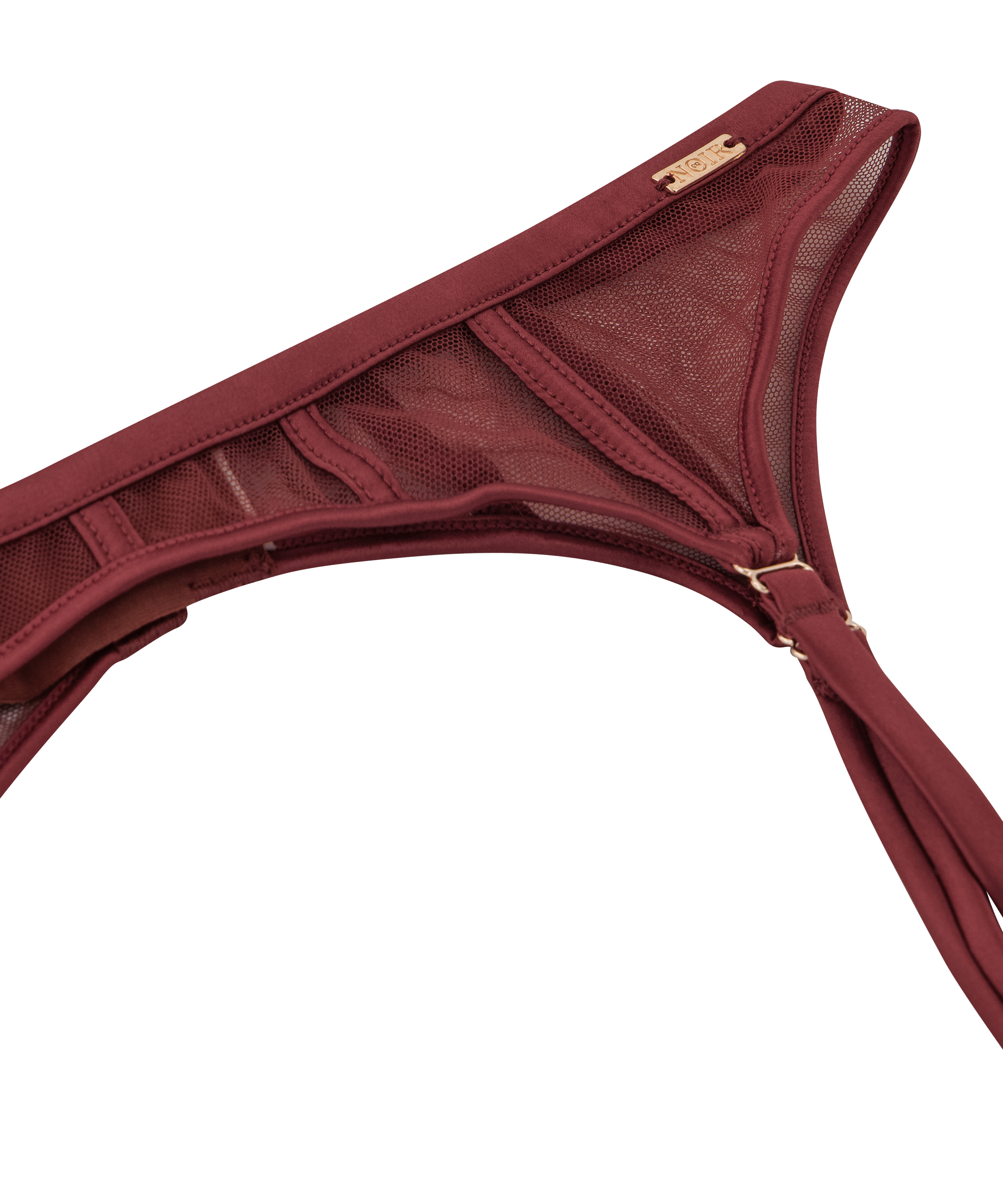 Porte-jarretelles Ember, Rouge, main