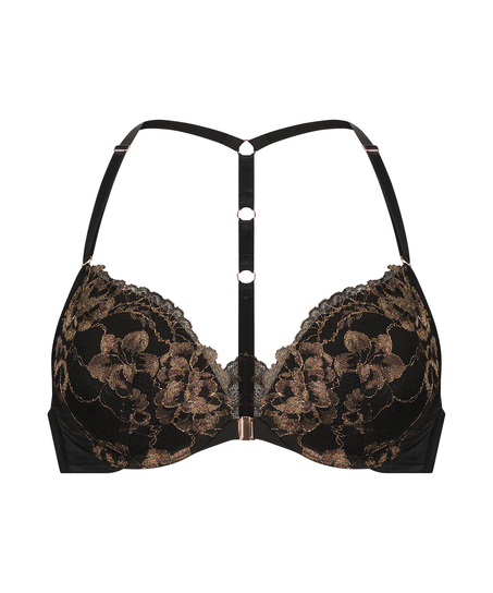 Soutien-gorge push-up à armatures préformé Lexi, Noir