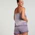Short velours dentelle, Violet