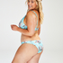 Bas de bikini slip brésilien Bea, Bleu