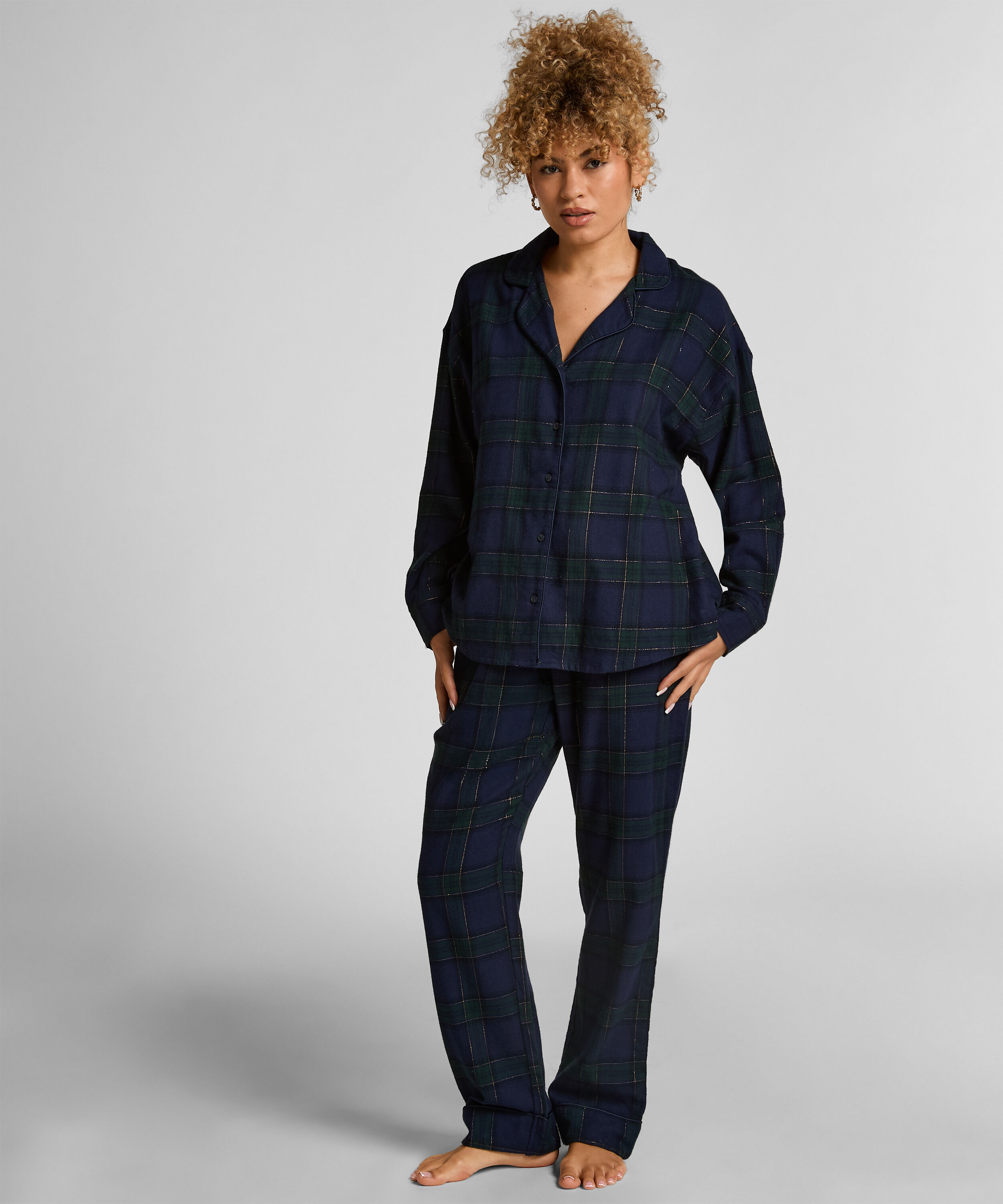Petite pantalon de Pyjama Flanelle, Bleu