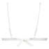 Haut de bikini Triangle Pride, Blanc