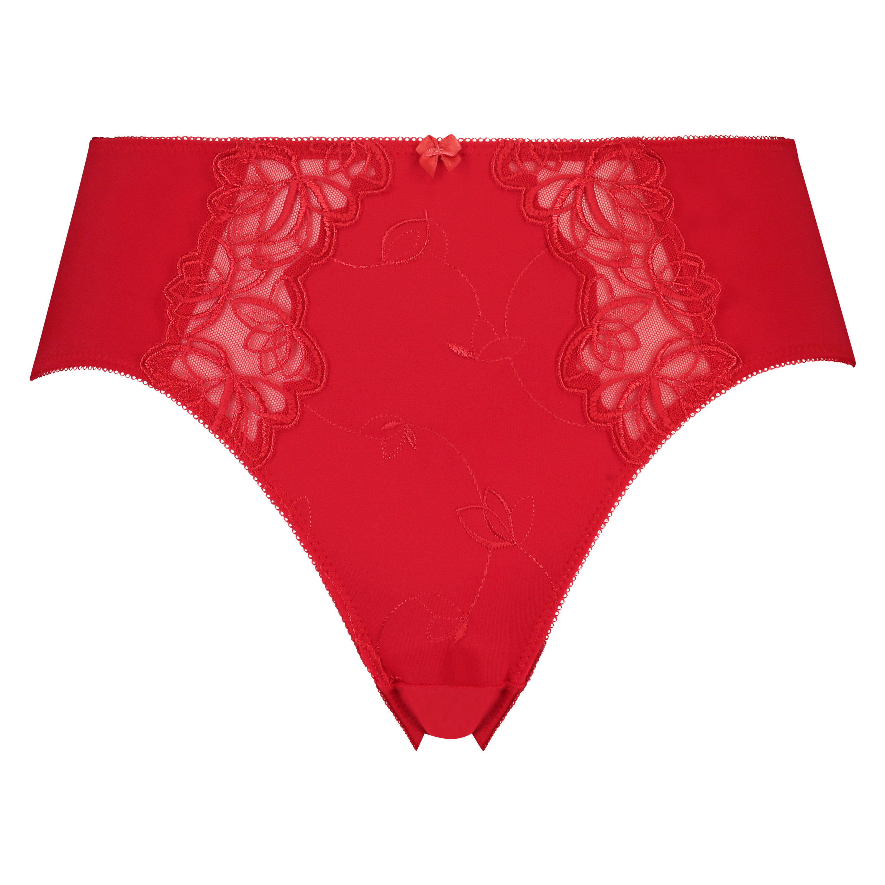 Slip taille haute Diva, Rouge, main