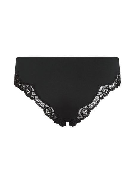 Slip Secret Lace, Noir